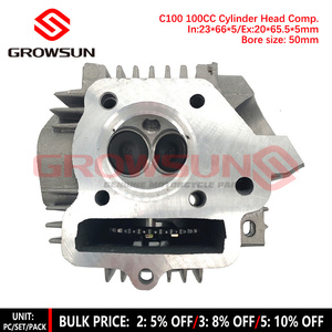 100CC <span class=keywords><strong>110CC</strong></span> C100 C110 CULASSE COMP. AVEC SOUPAPES pour 152FMH MOTEUR 4T CHINESE CUBS <span class=keywords><strong>MINI</strong></span> ATV <span class=keywords><strong>MINI</strong></span> POCKET - Product Image 1