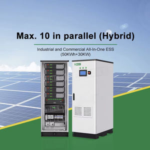Armoire de stockage d'énergie tout-en-un DEMUDA 50 kWh, système solaire hybride 30 kW avec onduleur et batterie pour applications industrielles, commerciales et OEM - Product Image 2