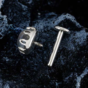 Grand ASTM F136 Titane 16G Filetage Interne Pierre de Lune Opale Labret Tragus Cartilage Conque Avant <span class=keywords><strong>Helix</strong></span> Stud Piercing Nez - Product Image 4