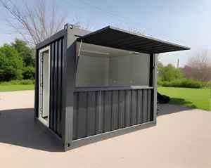 <strong>Mini</strong> Pop-up Shop Container <strong>Portable</strong> Coffee Bar Fast Food Stand and Outdoor Kiosk <strong>Booth</strong> for Small Businesses - Product Image 3