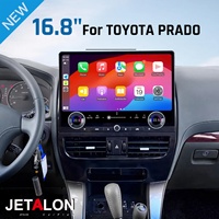 Radio con Pantalla Táctil Android de 16.8 Pulgadas para Toyota Prado Land Cruiser 150 2010-2021, Reproductor de Video GPS Carplay, Navegación Multimedia