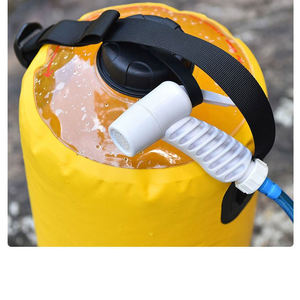 Sac d'eau multifonctionnel en PVC de 12 L pour le camping en plein air en été, sans énergie <span class=keywords><strong>solaire</strong></span>, pour la baignade et la <span class=keywords><strong>douche</strong></span> en plein air - Product Image 4