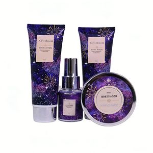Ensemble de soins corporels pour enfants Starry Night Travel, 4 pièces |   Ensemble de <span class=keywords><strong>spa</strong></span> biologique à base de plantes |   Coffret cadeau parfumé personnalisé - Product Image 4