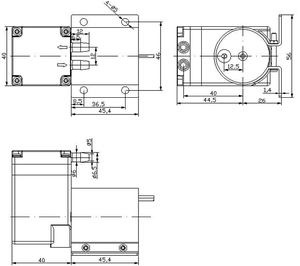 Mikro-DC-Bürstenlose 10L/<span class=keywords><strong>M</strong></span> Durchfluss-Leise Pumpe, 24V Bürstenloser Gleichstrommotor - Product Image 3
