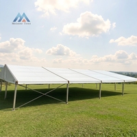 Marquees de mariage, événements, salons professionnels, résistantes aux intempéries, ignifuges, imperméables, en PVC, avec logo personnalisé, durables en extérieur