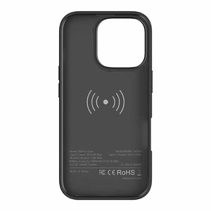 Boîtier de <span class=keywords><strong>batterie</strong></span> de charge sans fil de téléphone portable de <span class=keywords><strong>batterie</strong></span> <span class=keywords><strong>externe</strong></span> de capacité élevée pour 16 Plus <span class=keywords><strong>Pro</strong></span> Max - Product Image 5