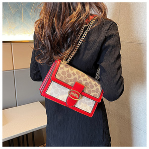 Nuova <span class=keywords><strong>borsa</strong></span> quadrata a <span class=keywords><strong>tracolla</strong></span> retrò alla moda e alla moda da <span class=keywords><strong>donna</strong></span> - Product Image 4