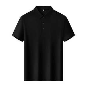 Men's Short Sleeve <b>Polo</b> Shirt 195g Cotton Pique Knit Breathable Summer Workwear Made In Wuhan - Product Image 3