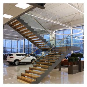 <span class=keywords><strong>Alucasa</strong></span>-escaleras flotantes para interiores, escaleras rectas de lujo modernas y prefabricadas, diseño personalizado - Product Image 1