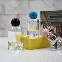 Botol Parfum Kaca Silinder Dasar Gunung Berapi 30ml 50ml 100ml Grosir, Sablon, Tutup Custom, Konfigurasi Kotak Hadiah