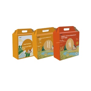 Custom Premium Selenized Egg <b>Gift</b> <b>Box</b> with Handle, Kraft Paper Carry Case for High-End Souvenirs - Product Image 4