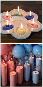 Diy Arte Vela arena cera perla coloridas materias primas varios colores arena cera <span class=keywords><strong>hogar</strong></span> - Product Image 5
