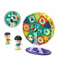Offre Spéciale : Jeu de Société de Bureau STEM – Blocs Magnétiques Magiques (52 Pièces) pour la Construction de Châteaux – Logo Personnalisé OEM Accepté – Cadeau
