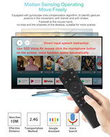 Souris vocale G20S 2.4G clavier sans fil AAA batterie 6 axes Gyro IR apprentissage télécommande vocale pour TV box projecteur