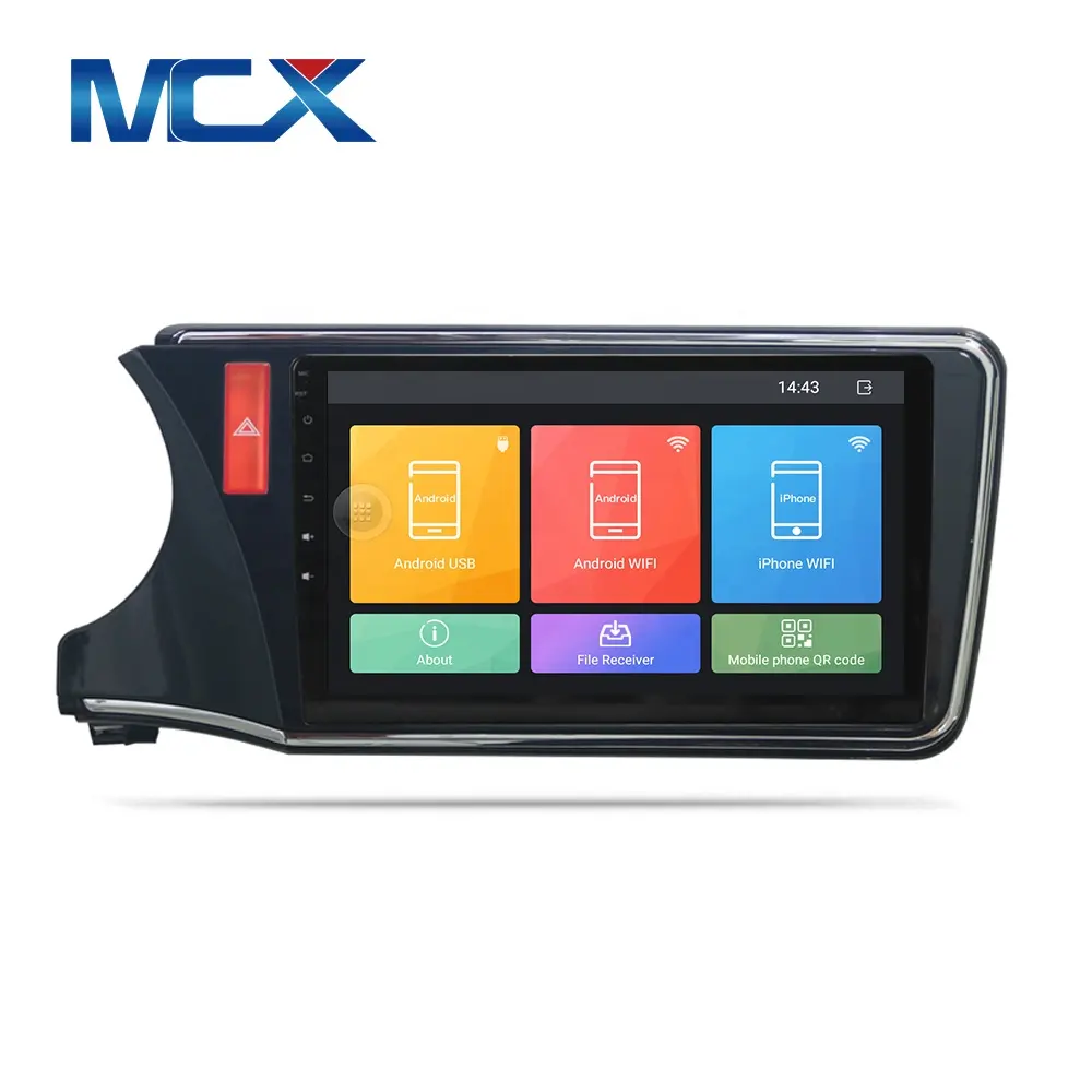 MCX 10 inch Neue Modell Für HONDA CITY 2015-2019 Android 10,0 System GPS Kombination Auto Radio Video DVD player navigation S