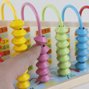 Ábaco Educativo de Madera con 10 Cuentas, Juguete de Aprendizaje de Matemáticas para Niños de 5 a 7 Años, Venta al Por Mayor - Product Image 2