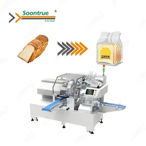 Bread Cake Corner Spout Side Spout Doypack Standing Up Pouch HorizontalFill Seal Packaging Machine