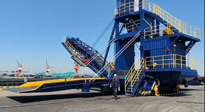 ציוד טעינה נייד מסוג חדש ויעיל במיוחד לפריקת ספינות, מסילות רכבת, נמלים וטרמינלים, ציוד טעינה בתפזורת, מותג BOMEI, הספק 55-75 קילוואט - Product Image 5