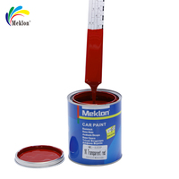 Peinture acrylique transparente rouge Meklon 1K pour la rénovation de carrosserie automobile, couche de base