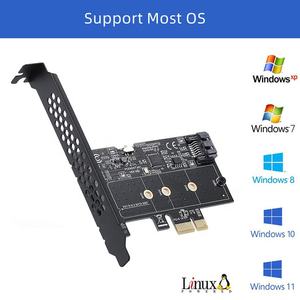 PCI Express PCI-E 1Xから<span class=keywords><strong>M</strong></span>.<span class=keywords><strong>2</strong></span> NGFFキー-Bコンバータアダプタカード2280 SATA SSD用ブートスイッチ付き在庫あり - Product Image 6