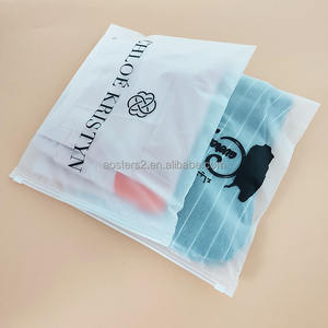 Экологичные перерабатываемые водонепроницаемые полиэтиленовые пакеты с застежкой-молнией для одежды и обуви, производство Гуандун, шелкография, 100 шт. - Product Image 2