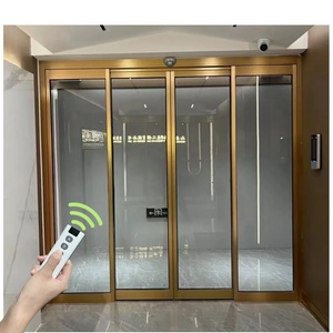 Abridor deslizante eléctrico ultrasilencioso comercial Sistema de operador de vidrio deslizante automático Puerta de fotocélula con sensor - Product Image 6