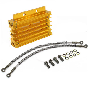 ชุดออยคูลเลอร์ Zuqing สำหรับรถมอเตอร์ไซค์ Monkey 110-150 ซีซี สำหรับขับขี่ออฟโรด ทำจากอะลูมิเนียม CNC พร้อมท่อและน็อต - Product Image 3