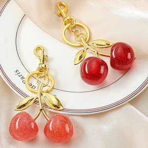 Trung Quốc Các Nhà Sản Xuất Dễ Thương Nhựa Cherry Thời Trang Keychain Tinh Tế Phụ Kiện Túi Kim Loại Keychain - Product Image 4