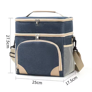 Sac isotherme double couche grande capacité personnalisable pour extérieur avec bandoulière - Product Image 4