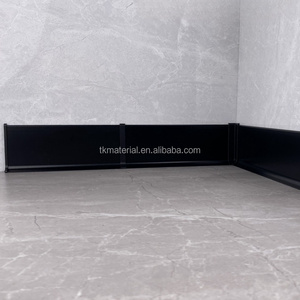 TK fabbrica Design moderno di alta qualità battiscopa parete di alluminio profilo in <span class=keywords><strong>metallo</strong></span> battiscopa profilo decorativo per rivestimento piastrelle - Product Image 6