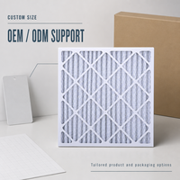 Filtre à air plissé en papier professionnel pour équipements de ventilation HVAC, bureaux, écoles, bâtiments et maisons