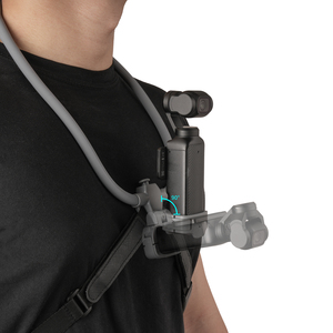 Adaptador de Cámara <span class=keywords><strong>Pocket</strong></span> 4/3 con Soporte para Cuello y Correa para Pecho, Soporte Fijo para Accesorios de Cámara <span class=keywords><strong>DJI</strong></span> Osmo <span class=keywords><strong>Pocket</strong></span> 4/3 - Product Image 2