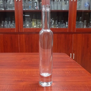 Nút chai hàng đầu tùy chỉnh 200ml Thiết kế Brandy Vodka 20cl Ice Wine chai thủy tinh - Product Image 1
