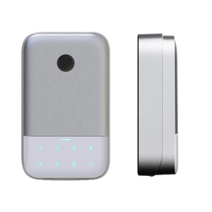 2020 New Smart Key Storage Lock Box Electronic Wall Mount Key Safe Fingerprint Lockbox
