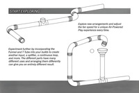 Bloques de Construcción STEM Impulsados por Aire, Kits de Construcción STEM de Ciencia Aerodinámica, Juego de Ladrillos Educativos DIY