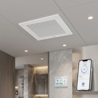 Controlador de ventilación con aplicación Wifi en inglés para sistema MIAHVAC, ventilador de extracción directa para baño