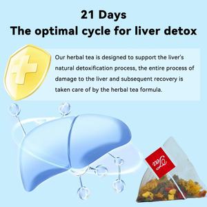 Té de Hierbas Orgánicas para la Limpieza del Hígado de 21 Días de Chinaherbs, Marca Privada, Té para el Cuidado del Hígado, Té de Hierbas y Té Inmunológico - Product Image 3