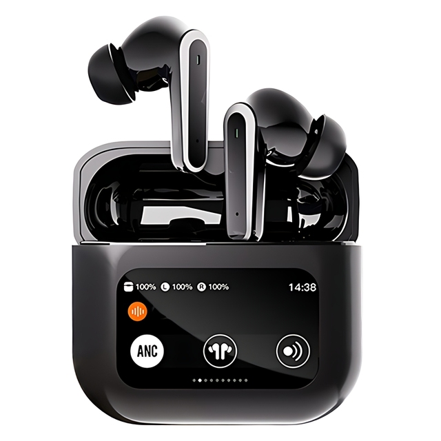 2024 Top Selling Products Q30 Bt V5.4 Earbuds ANC Noise Reduction Ear Buds Full Color Touch Screen Wireless Earphone Headphones