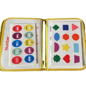 Timmy Reisauto Vliegtuig Zintuiglijk Bord Peuters Educatief Montessori Speelgoed Fijne Motoriek Drukke Bord Gemaakt van Vilt - Product Image 5
