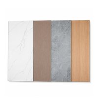 Panel de Pared de PVC con Diseño de Mármol, Placa de Plástico con Protección UV, Revestimiento de Pared de Mármol