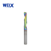 WEIX Fraise en spirale à une dent en carbure monobloc H6 pour CNC, fraise de précision pour acrylique avec support ODM OEM