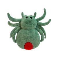 Vente en gros de cadeaux d'Halloween, vente chaude, poupée araignée à queue noire, peluche d'insecte super douce pour enfants, jouet en peluche de reptile