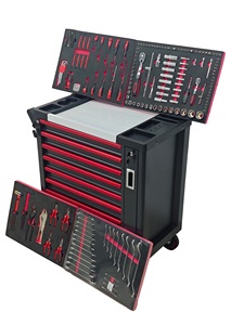 Chuyên Nghiệp <span class=keywords><strong>7</strong></span>-Ngăn Kéo Thép Công Cụ Xe Đẩy Đa Chức Năng Ô Tô Sửa Chữa Hội Thảo Tủ Giỏ Hàng OEM Cho Cơ Hội Nhà Để Xe - Product Image 3