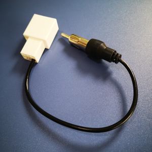 2 Pin Way araç radyo Stereo anten erkek soket adaptör konnektör kablosu Toyota için - Product Image 2