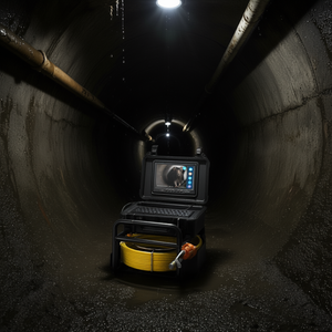 Cámara de Inspección de Alcantarillado Industrial de 70m con Teclado, Autonivelante, Sensor CMOS H.264, IP68, Modelo de Endoscopio D0100HRSCV8 - Product Image 2