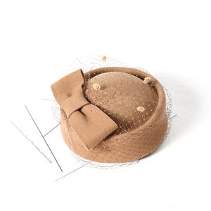 Robe royale Mini chapeau Lady Head Pieces Accessoires pour cheveux avec fleur et <span class=keywords><strong>voile</strong></span> - Product Image 3