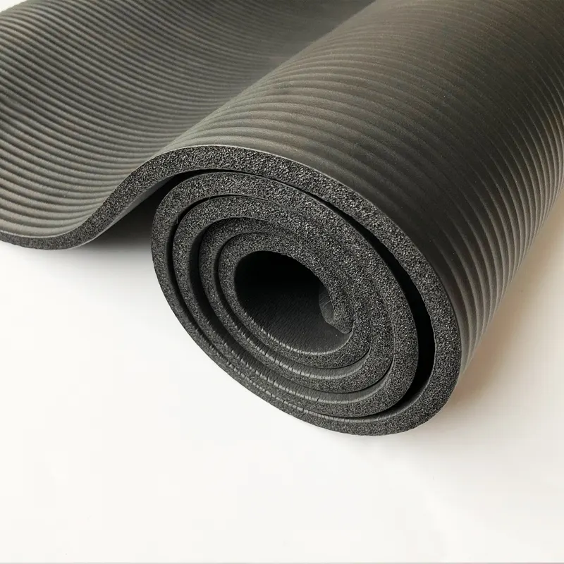 Custom 8 10 20mm Eco Friendly Foldable Exercise Gym Pilates Yogamat Matt Tapete Natural Nbr Mat De Yoga Mat with Logo