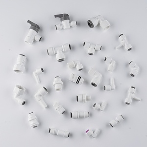 Conector Rápido de Plástico con Rosca de 1/4 de Pulgada, con Junta Tórica Antifugas, para Sistemas de Purificación de Agua, Repuestos para Tuberías de Ósmosis Inversa - Product Image 2