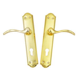 Poignées et serrures de porte en alliage de zinc de style européen classique moderne de bonne qualité avec cylindre de porte et clés - Product Image 1