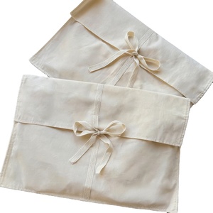 High Quality Cotton <b>Envelope</b> Packaging Jewelry Cosmetic Pouch High End Luxury Cotton Twill Dust <b>Gift</b> Bag - Product Image 1